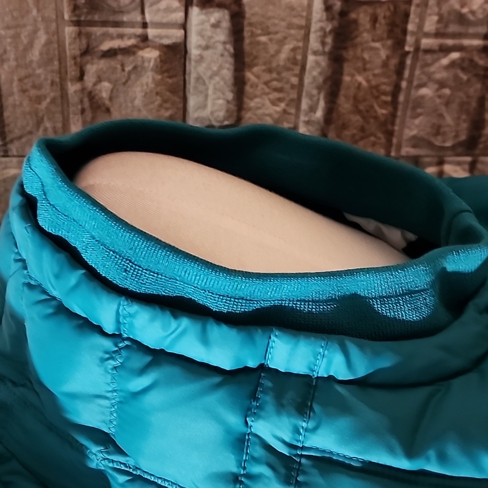 Diesel Teal Full Zip Puffer Vest - Picture 4 of 16